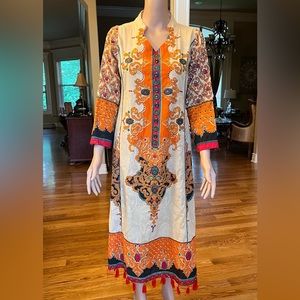 Tunic/ long shirt/kurta/cotton full sleeves dress.very fine fabric, top.